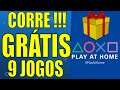 CORRE !! 9 JOGOS GRÁTIS NO PS4 E PS5 PARA SEMPRE E SEM PS PLUS !!!