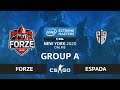 CS:GO - Espada vs forZe [Inferno] Map 1 - IEM New York 2020 - Group A - CIS
