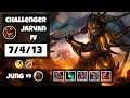 Jarvan IV vs Zed KOREAN Challenger JUNGLE (7/4/13) - v11.18