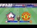FIFA 22 | Lille vs Manchester United - UEFA Champions League - Full Gameplay