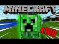 Minecraft but 100 Creepers Attack Me