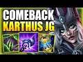 HOW TO PLAY KARTHUS JUNGLE WHILE GETTING INVADED!(INSANE COMEBACK)Best Build/Runes League of Legends