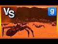 Battle On Mars Zombies VS Giant Spiders SNPC Fight Garry's Mod