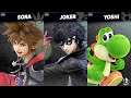 Super Smash Bros. Ultimate - Sora (DDD) vs Joker vs Yoshi (Crafted World)
