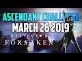 Ascendant Challenge Solo Guide March 26 2019 | Destiny 2 Forsaken | Taken Eggs & Lore Locations