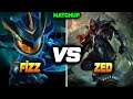 4 Level Fizz VS Zed - League Of Legends