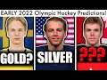 My EARLY 2022 Olympics Hockey Predictions! (NHL Olympic Rankings & Canada Picks/Draft Rumors)