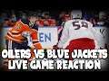 Edmonton Oilers vs Columbus Blue Jackets Fan Game Reaction On Dolynny TV