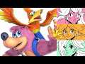 SSBU - Peach (me), Daisy and Rosalina & Luma vs Fake Banjo & Kazooie