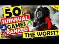 50 SURVIVAL GAMES RANKED! Every Console Survival Game! - 50 to 26 What Are The Worse Survival Games?
