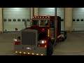 American Truck Simulator Live #4 | Peterbilt 389 Low Sleeper Cab. | Trucking in the Rain