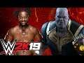 KOFI KINGSTON VS THANOS   WWE 2K19 CRAZY MOMENTS