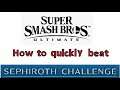 Smash Bros Ultimate how to quickly beat Sephiroth challenge