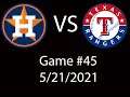 Astros VS Rangers  Condensed Game Highlights 5/21/21