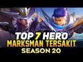 7 HERO MARKSMAN TERSAKIT SEASON 20 | Mobile Legends Indonesia