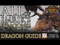 ALL of Imrik's DRAGONS! - Dragon Stats & Close-ups Warhammer 2 FLC