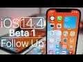 iOS 14.4 Beta 1 - Follow Up