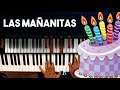 LAS MAÑANITAS PIANO TUTORIAL Notas Musicales | Clases de Piano Christianvib