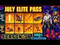 july elite pass free fire 2021 || Season 38 ELITE PASS Full Video | July Elite pass Free fire