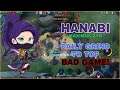 HANABI BAD GAME! BUT STILL WON & MVP | MAXIMUS ZYR | Mobile Legends Bang Bang