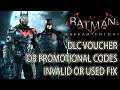 HOW TO FIX PSN CODES INVALID OR USED (VOUCHER DOWNLOADABLE CONTENT PROMOTIONAL )