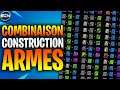 TOUTES LES COMBINAISON DE CONSTRUCTION D'ARMES SUR FORTNITE, COMMENT CONTRUIRE DES ARMES FORTNITE