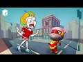 WINS FAILS NEW EPISODES! WHO IS THE BEST? My Talking Tom Hero vs Funny Girl from Save The Girl!