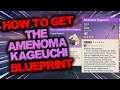 How to get the AMENOMA KAGEUCHI Blueprint |Inazuma Craftable 4-star Weapon| -Genshin Impact