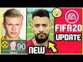 NEW FIFA 20 UPDATE - NEW FACES, NEW TRANSFER ADDED, NEW RATINGS & POTENTIALS - Career Mode