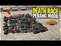 PERANG MOBIL DEATH RACE MENEGANGKAN..!! BAR-BAR SEMUA | PUBG MOBILE INDONESIA
