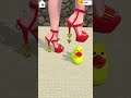 Satisfying ASMR high heels 👠 destroying 🦆 toy