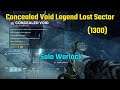 Destiny 2: Concealed Void Legend Lost Sector (1300) Solo Warlock