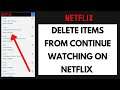 How to Delete Items From Continue Watching on Netflix (2021)