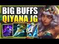 HOW TO PLAY QIYANA JUNGLE AFTER HER PATCH 11.18 BUFFS! - Best Build/Runes Guide - League of Legends