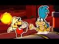 Paper Mario Color Splash - 100% Walkthrough Part 18 No Commentary Gameplay - Larry Boss Fight