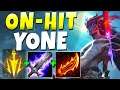 FULL ATTACK SPEED ON-HIT YONE IS NUTS!! Best Build For Yone?? - League of Legends