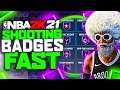 get EVERY SHOOTING BADGE in under 4 HOURS! NO BADGE GLITCH! NBA 2K21 NEXT GEN!