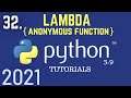Python 3.9 Tutorials: Lambda Function In Python | Anonymous Function Python Tutorial For Beginners