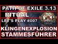 PATH OF EXILE Ritual #007 - Klingenexplosion Stammesführer Let's Play [ deutsch / german / POE ]