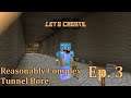 Let's Create Ep. 3 - Reasonably Complex Tunnel Bore. (Minecraft Create Mod SMP)