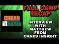 MIAMI HURRICANES Practice Recap Interview with MATTEW FROM CANES INSIGHT | MIAMI HURRICANES FOOTBALL