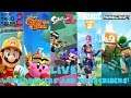 Super Mario Maker 2, Super Kirby Clash, Splatoon 2, Fortnite, and Minecraft LIVE!