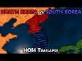 NORTH KOREA vs SOUTH KOREA - HOI4 Millennium Dawn Timelapse