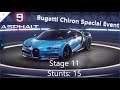 Bugatti Chiron Event - Stage 11 - 15 Stunts for 160 Tokens - Asphalt 9 Legends - Nintendo Switch