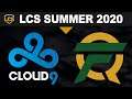C9 vs FLY, Game 1 - LCS 2020 Summer Playoffs Round 2 - Cloud9 vs FlyQuest G1