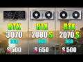 RTX 3070 vs RTX 2080 SUPER vs RTX 2070 SUPER | PC Gameplay Benchmark Test
