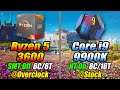 Ryzen 5 3600 SMT Off @OC vs Core i9 9900K @Stock
