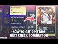 HOW TO GET *99 STARS* IN  HEAT CHECK DOMINATION GAME! NBA 2K21 MYTEAM