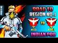 ROAD TO REGION TOP (50 - NO.1) PLACE IN CS RANKED| WATCH AND WIN DIAMONDS AND MORE| INDIAN PRO