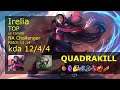 Irelia Top vs Camille - NA Challenger 12/4/4 Patch 11.14 Gameplay